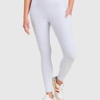 Textured Florette Jacquard High Waist Leggings