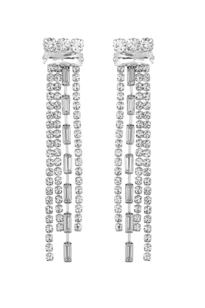 Girls Night Out Rhinestone Drop Earrings