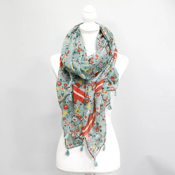 So Soft Tasseled Summer Scarf